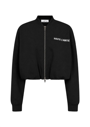 Maxi crop zip sweat Sort HAUTE L'AMITIÈ